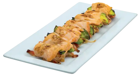 Salmón Horneado, Sashimi Curricán.
